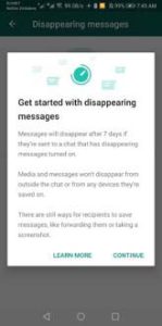 What Does It Mean When Someone Turns On Disappearing Messages On WhatsApp